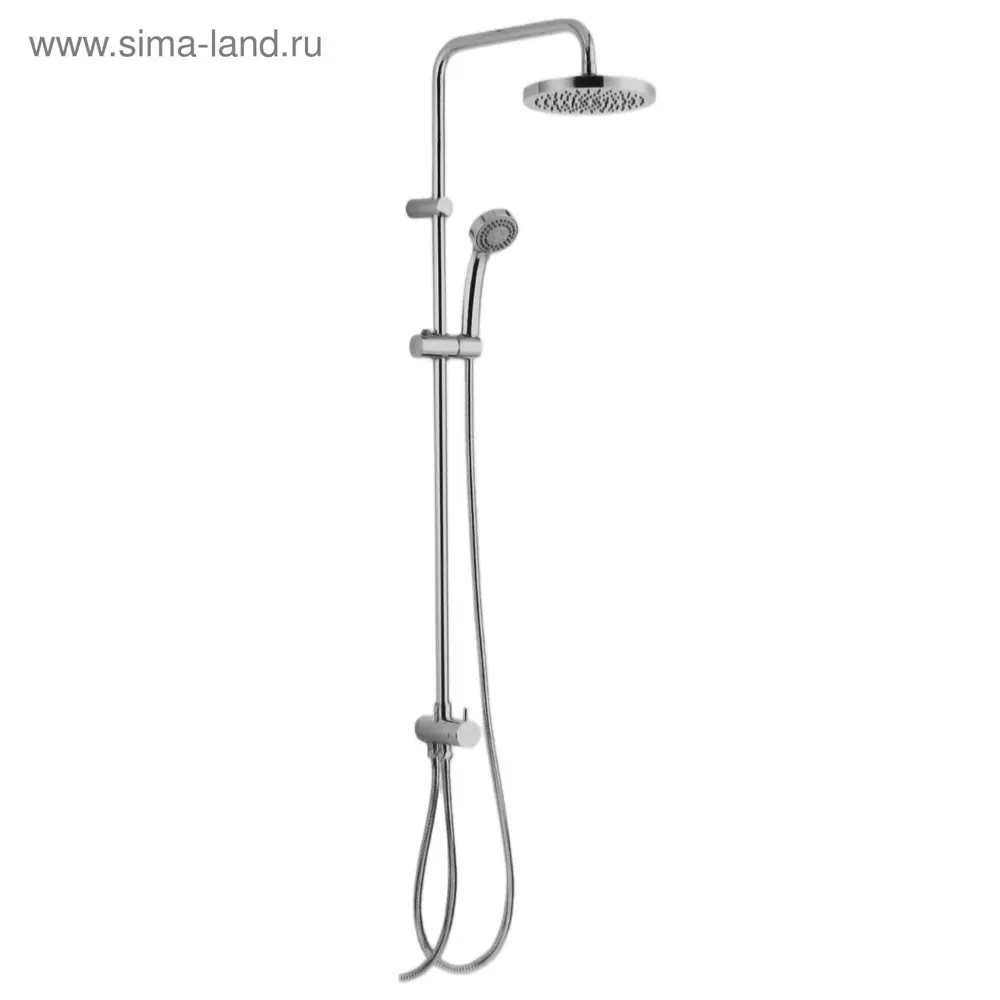Фото Душевая система Accoona 1356641 2 режима цвет хромированный