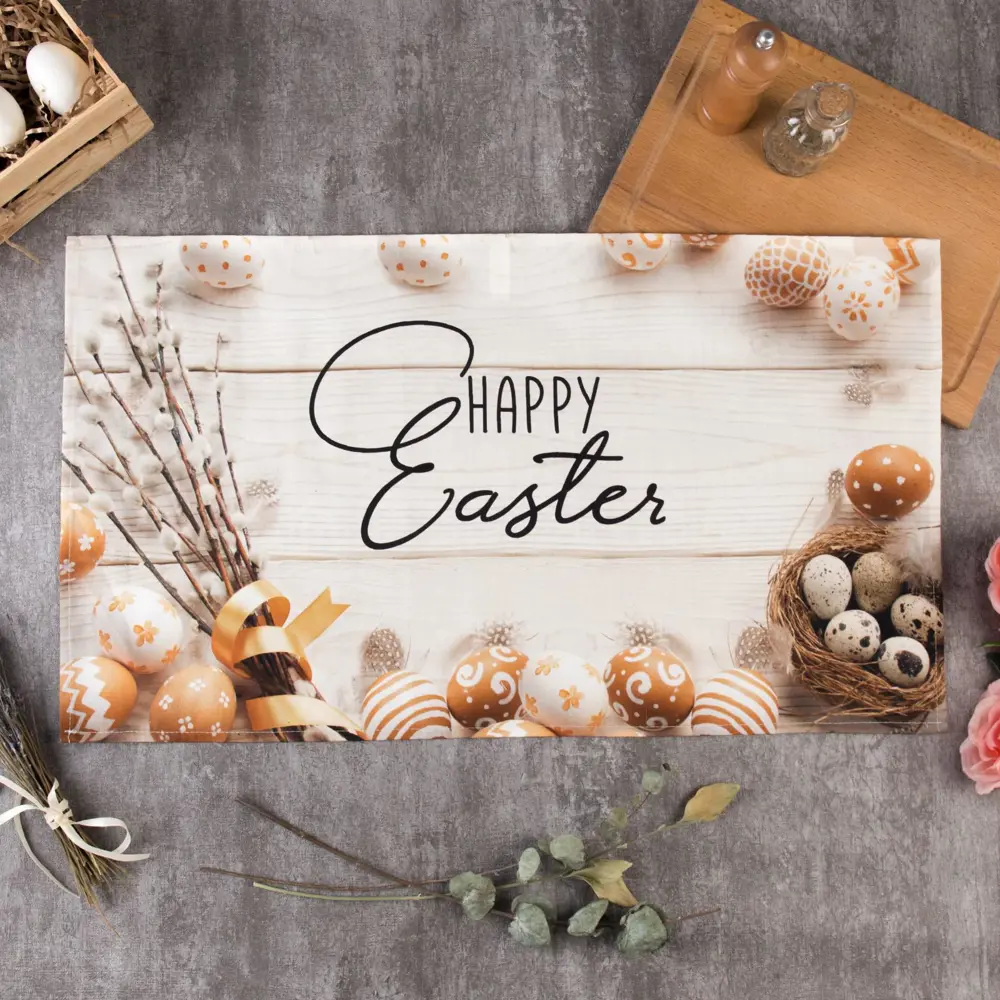 Фото Полотенце Этель Happy Easter 40x73 см саржа