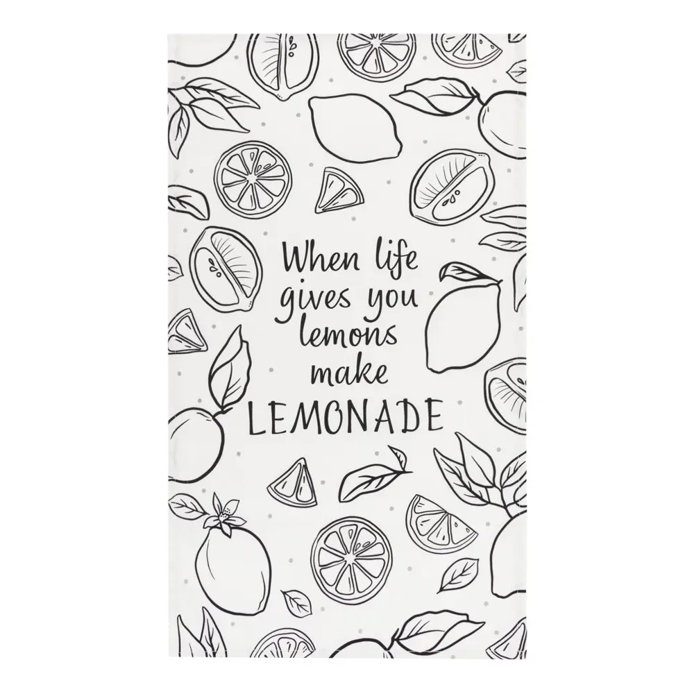 Фото 2 Полотенце Этель Lemonade 40x73 см саржа Фото 2 Полотенце Этель Lemonade 40x73 см саржа