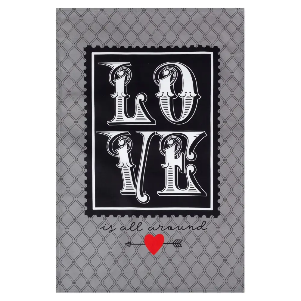 Фото Полотенце Этель Love is all around 40x67 см саржа Фото Полотенце Этель Love is all around 40x67 см саржа