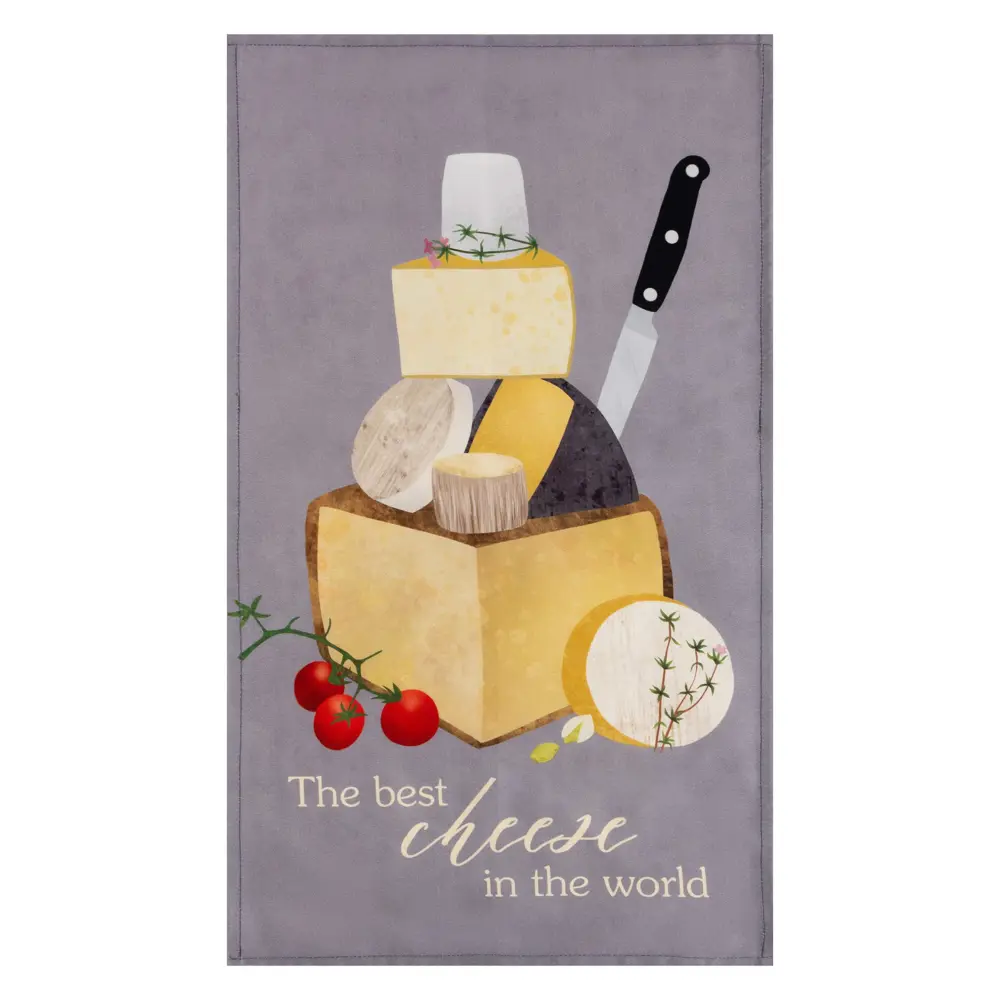 Фото 2 Полотенце Этель Cheese 40x73 см саржа Фото 2 Полотенце Этель Cheese 40x73 см саржа
