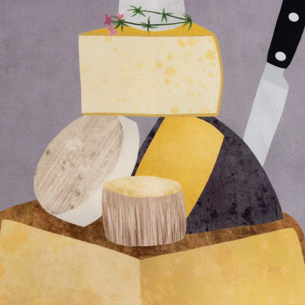 Фото 3 Полотенце Этель Cheese 40x73 см саржа Фото 3 Полотенце Этель Cheese 40x73 см саржа