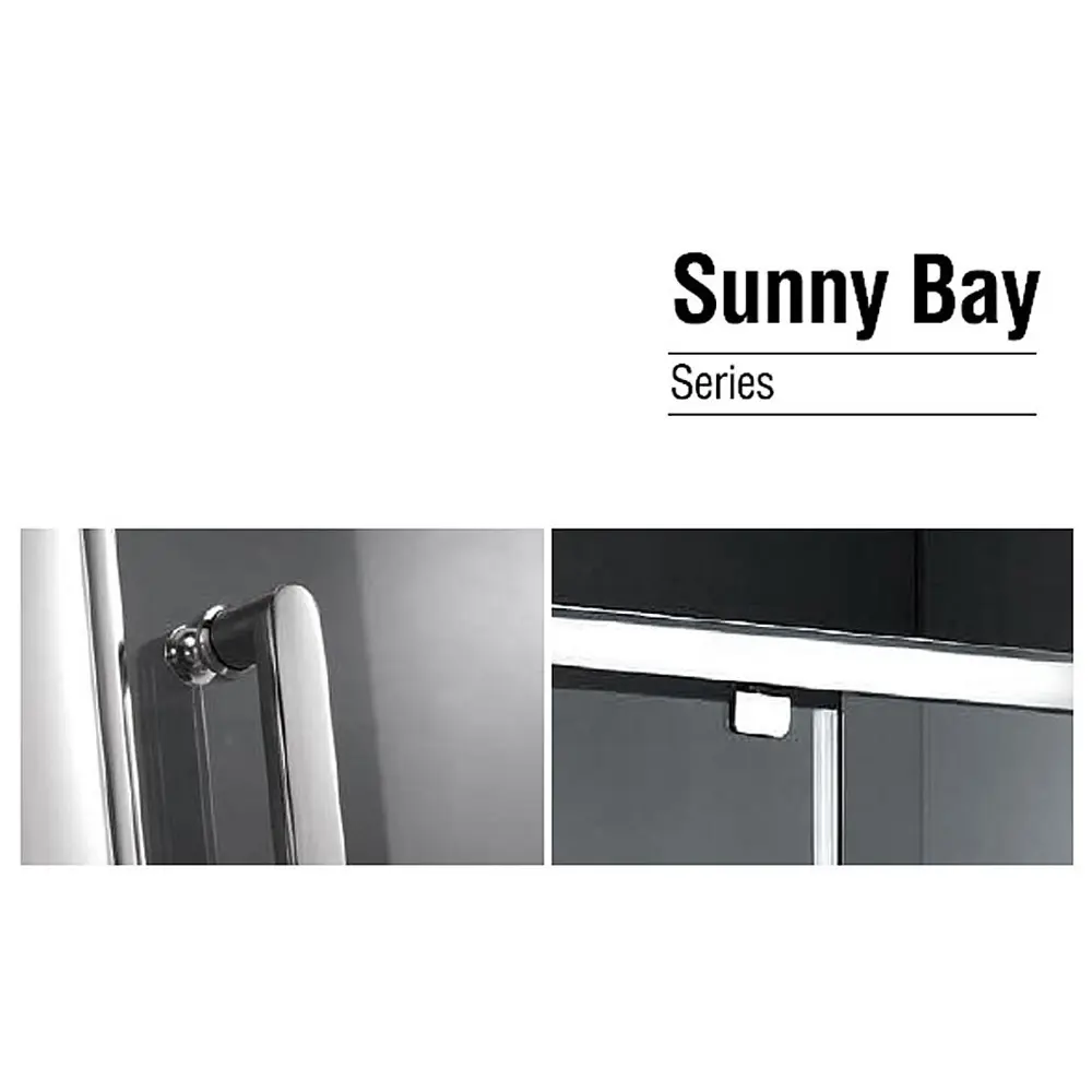Фото 4 Душевая дверь Gemy Sunny Bay S28191BM распашная матовая 190x120см Фото 4 Душевая дверь Gemy Sunny Bay S28191BM распашная матовая 190x120см