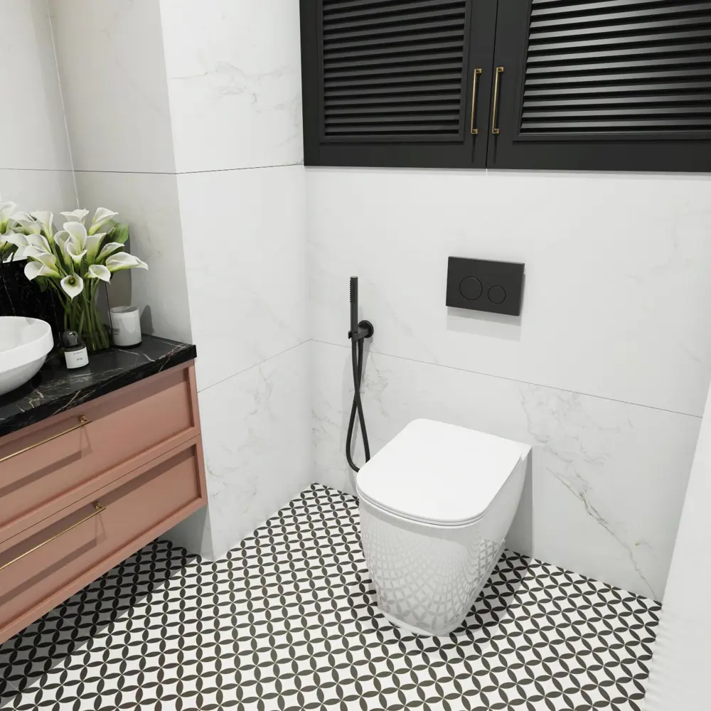 Фото 7 Комплект инсталляции Lavinia Boho Bell Pro 87060215 с клавишей смыва цвет белый Фото 7 Комплект инсталляции Lavinia Boho Bell Pro 87060215 с клавишей смыва цвет белый