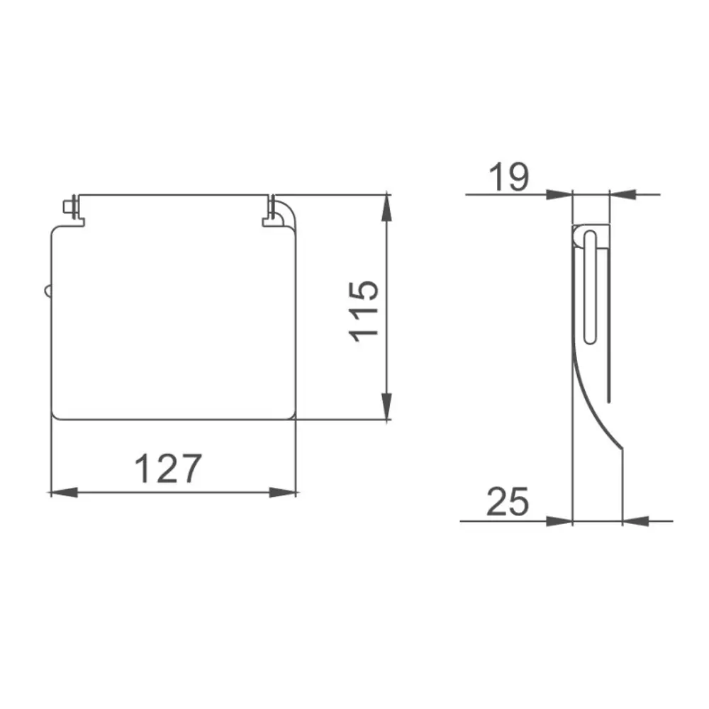 Фото 2 Держатели для туалетной бумаги Haiba HB504 с крышкой цвет хром Фото 2 Держатели для туалетной бумаги Haiba HB504 с крышкой цвет хром