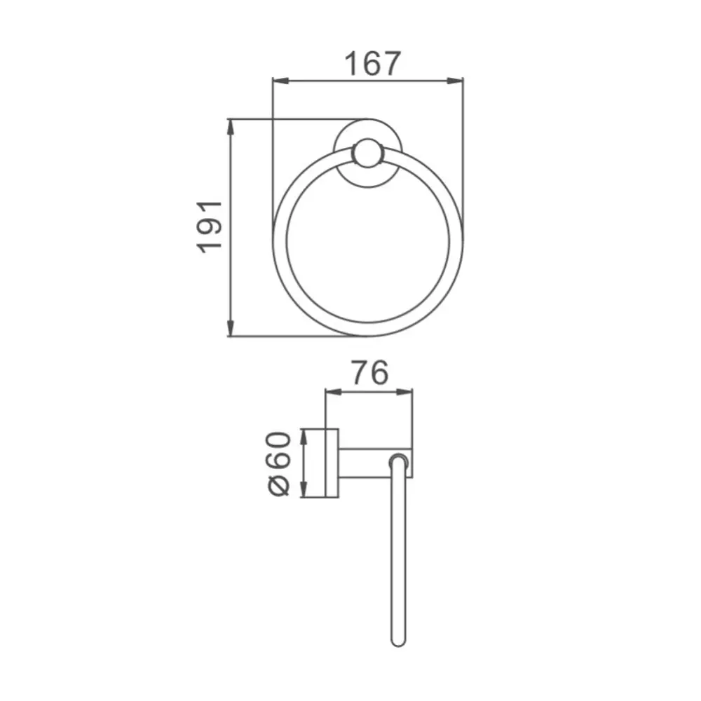 Фото 2 Полотенцедержатель Haiba HB8304 сталь Фото 2 Полотенцедержатель Haiba HB8304 сталь