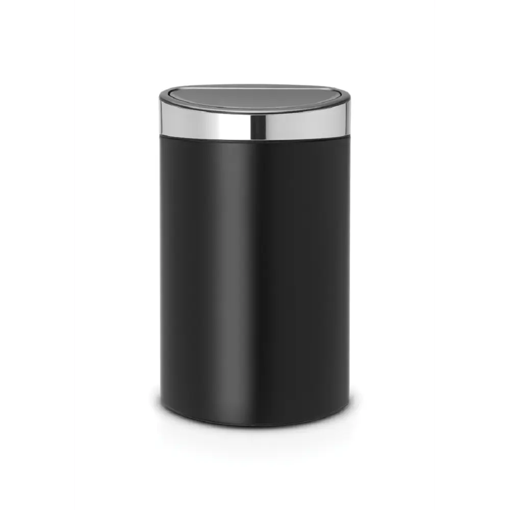Фото Мусорный бак Brabantia Touch Bin New 114847 40л черный Фото Мусорный бак Brabantia Touch Bin New 114847 40л черный