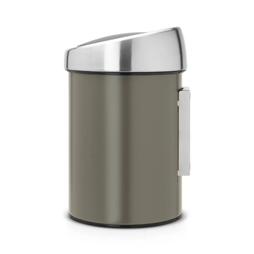 Фото 2 Мусорный бак Brabantia Touch Bin 364464 3л платиновый Фото 2 Мусорный бак Brabantia Touch Bin 364464 3л платиновый