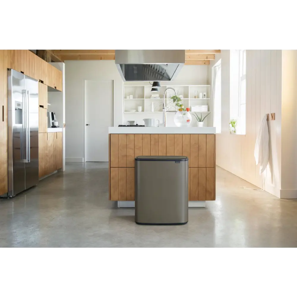 Фото 3 Мусорный бак Brabantia Bo 221521 60л платиновый Фото 3 Мусорный бак Brabantia Bo 221521 60л платиновый