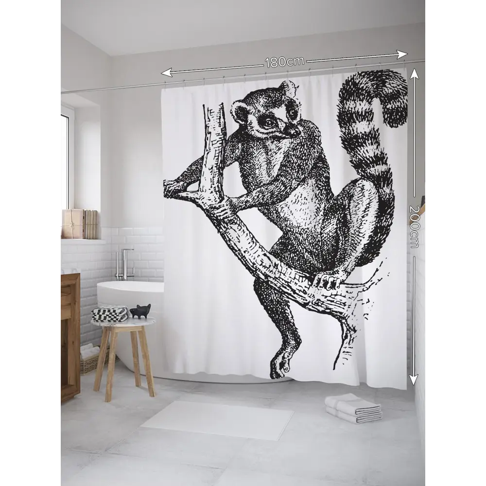 Фото Шторка для ванной комнаты JoyArty sc_32937 200x180см цвет серый серебристый Фото Шторка для ванной комнаты JoyArty sc_32937 200x180см цвет серый серебристый