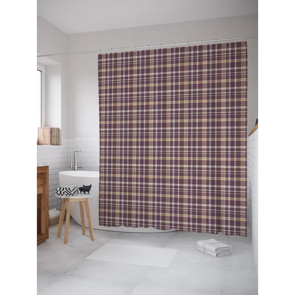 Фото Шторка для ванной комнаты JoyArty sc_29641 200x180см цвет серый серебристый Фото Шторка для ванной комнаты JoyArty sc_29641 200x180см цвет серый серебристый