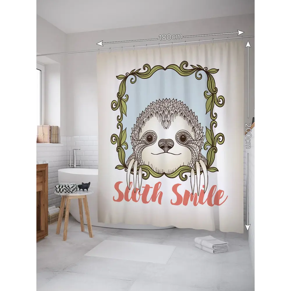 Фото Шторка для ванной комнаты JoyArty sc_37847 200x180см цвет синий Фото Шторка для ванной комнаты JoyArty sc_37847 200x180см цвет синий