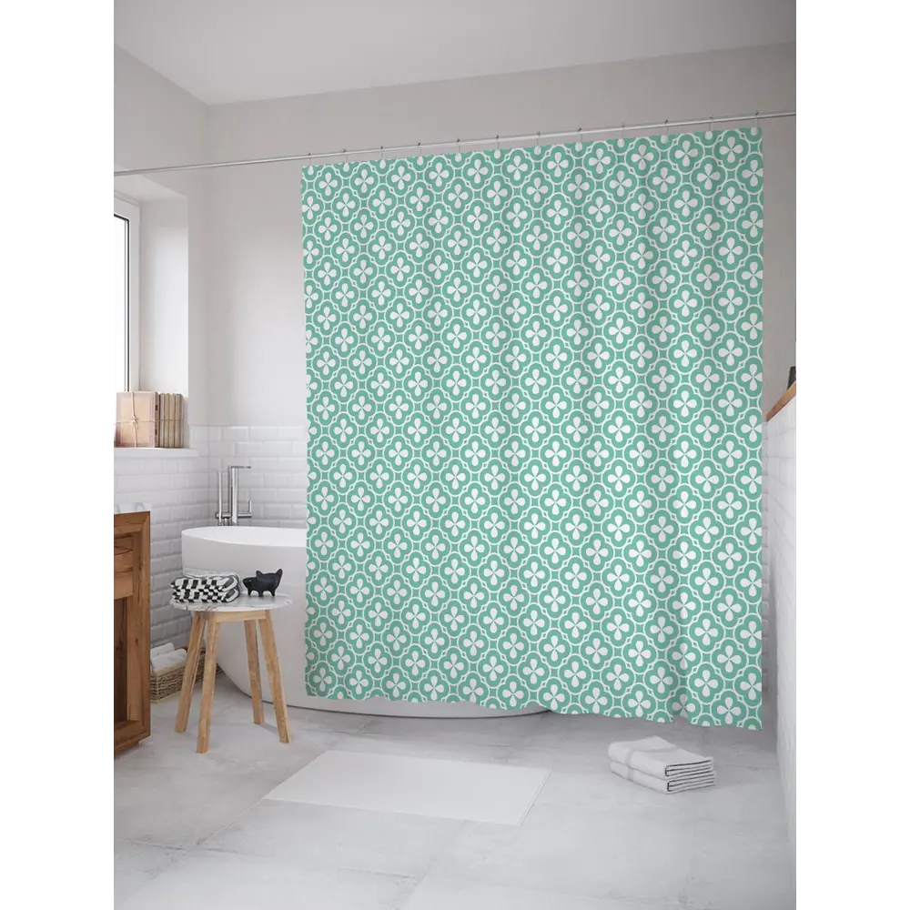 Фото Шторка для ванной комнаты JoyArty sc_37393 200x180см цвет синий Фото Шторка для ванной комнаты JoyArty sc_37393 200x180см цвет синий