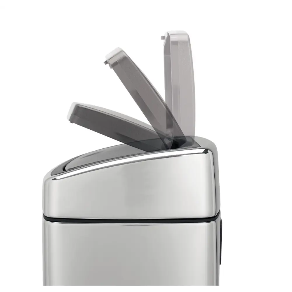 Фото 4 Мусорные баки для ванной Brabantia Touch Bin 477201 10л сталь Фото 4 Мусорные баки для ванной Brabantia Touch Bin 477201 10л сталь