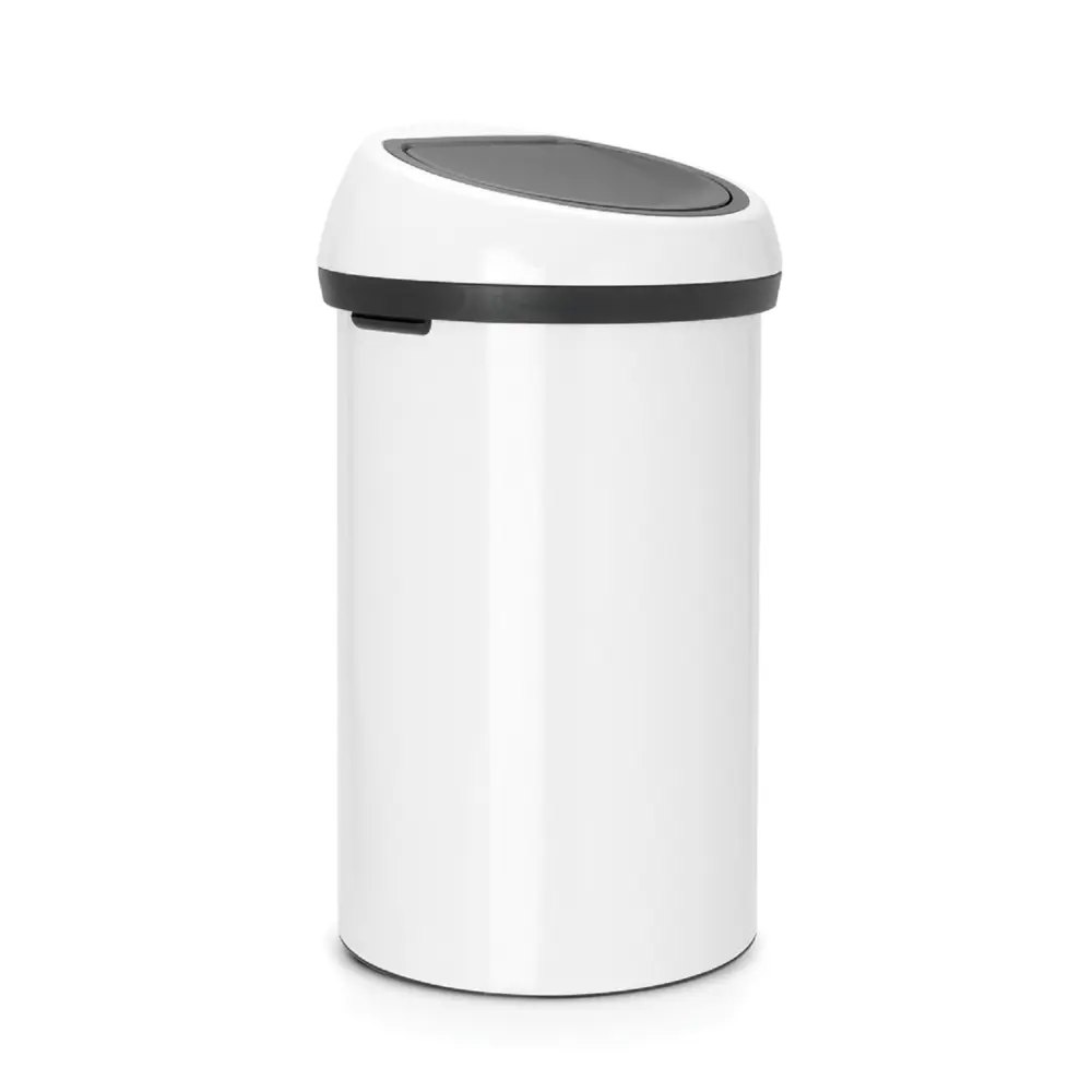Фото 2 Мусорные баки для ванной Brabantia Touch Bin 108686 60л белый Фото 2 Мусорные баки для ванной Brabantia Touch Bin 108686 60л белый