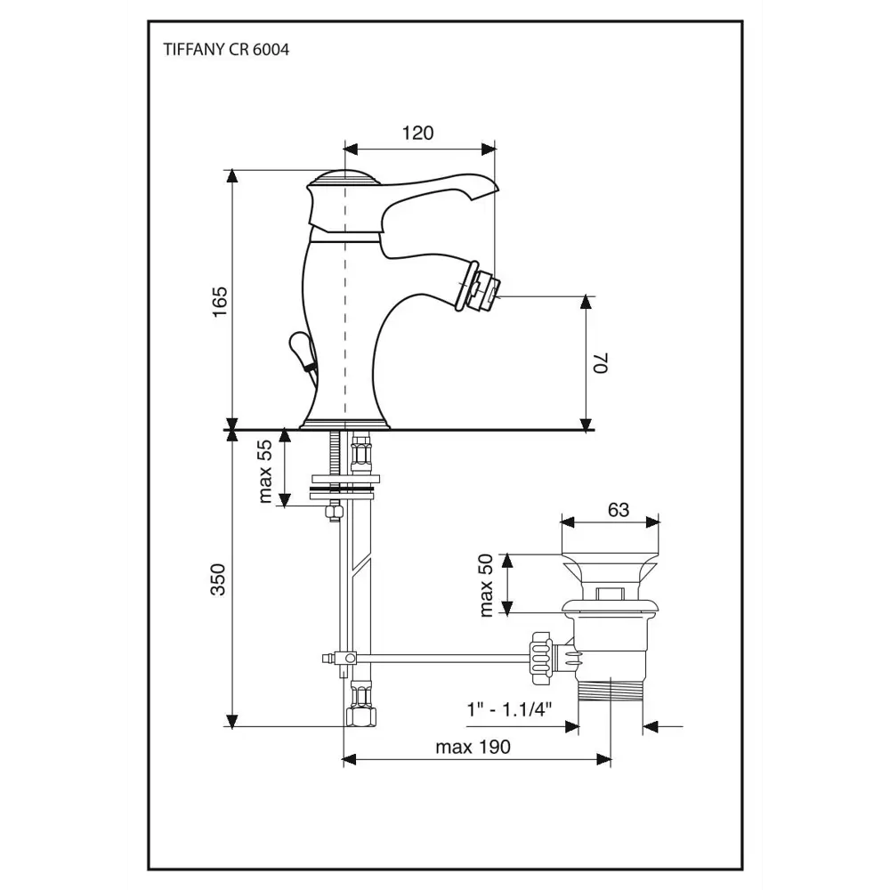 Фото Смеситель для биде Emmevi Tiffany 6004OR однорычажный цвет золото Фото Смеситель для биде Emmevi Tiffany 6004OR однорычажный цвет золото