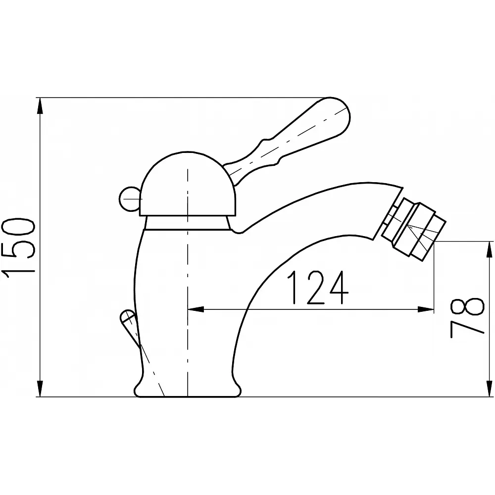 Фото 2 Смеситель для биде RAVSLEZAK Labe L545.5K цвет хром Фото 2 Смеситель для биде RAVSLEZAK Labe L545.5K цвет хром