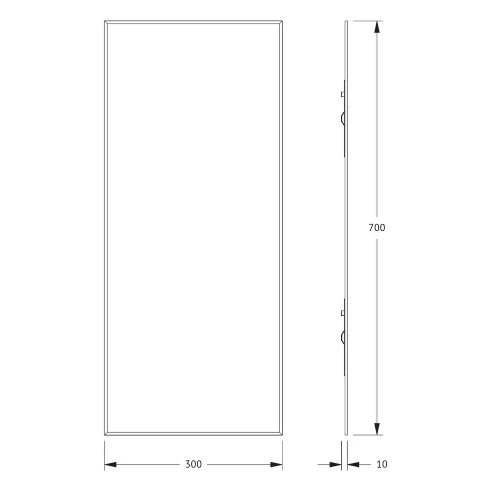 Фото 2 Зеркало Evoform Standard BY 0211 70x30см Фото 2 Зеркало Evoform Standard BY 0211 70x30см