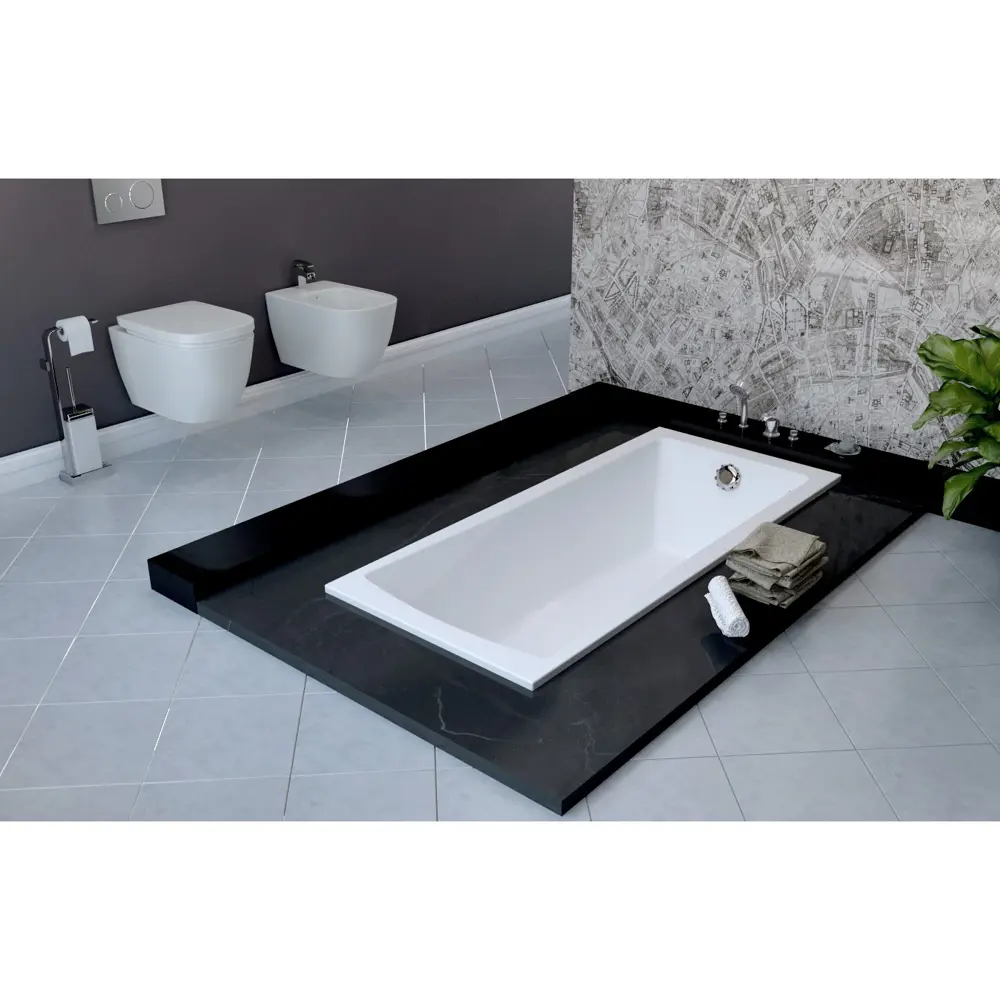 Фото 3 Прямоугольная ванна Lavinia Boho One S4-3701007P литьевой акрил 170x70 см, с каркасом, подголовником, экраном и хромотерапией Фото 3 Прямоугольная ванна Lavinia Boho One S4-3701007P литьевой акрил 170x70 см, с каркасом, подголовником, экраном и хромотерапией