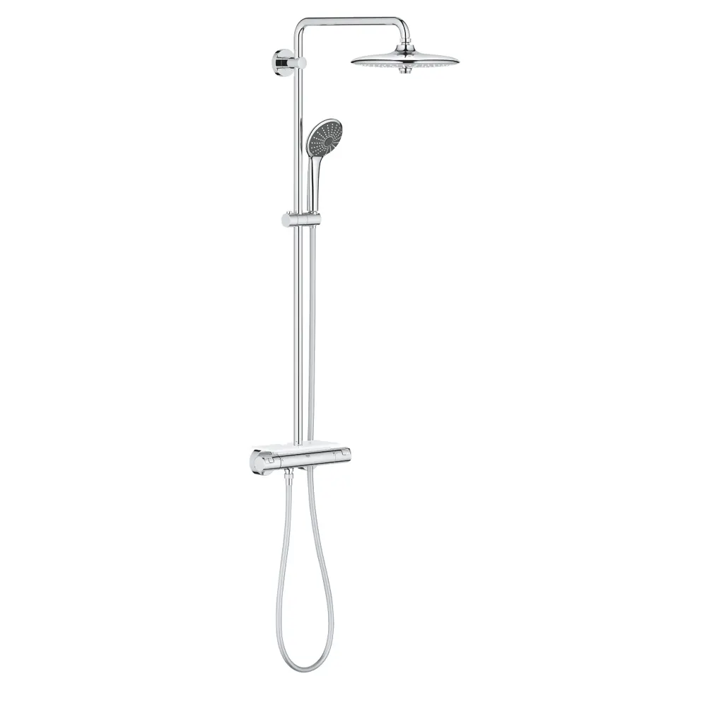 Фото Душевая система с термостатом Grohe Vitalio Joy 260 3 режима цвет хром Фото Душевая система с термостатом Grohe Vitalio Joy 260 3 режима цвет хром