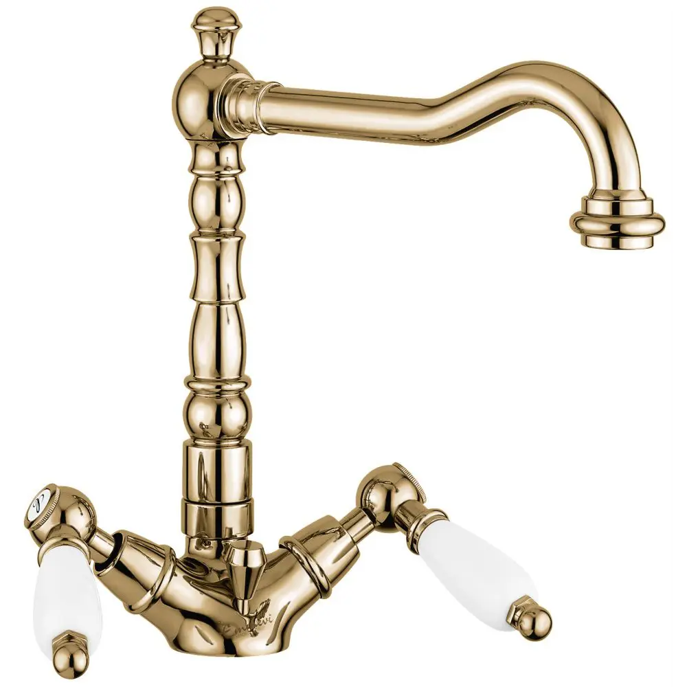 Фото Смеситель для раковины Emmevi Deco Ceramic 121613BR двухвентильный цвет бронза Фото Смеситель для раковины Emmevi Deco Ceramic 121613BR двухвентильный цвет бронза