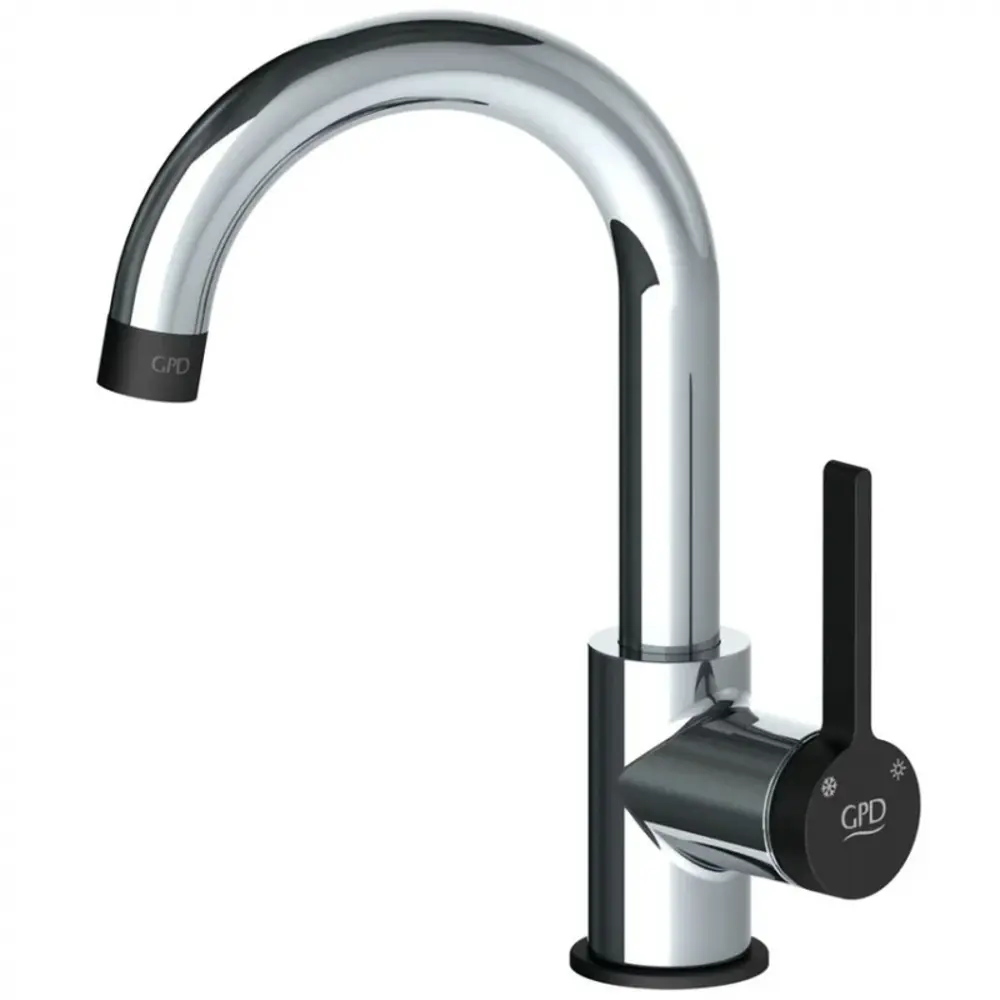 Фото Смеситель для раковины Gildo Colored MTL165-K-S однорычажный цвет черный Фото Смеситель для раковины Gildo Colored MTL165-K-S однорычажный цвет черный