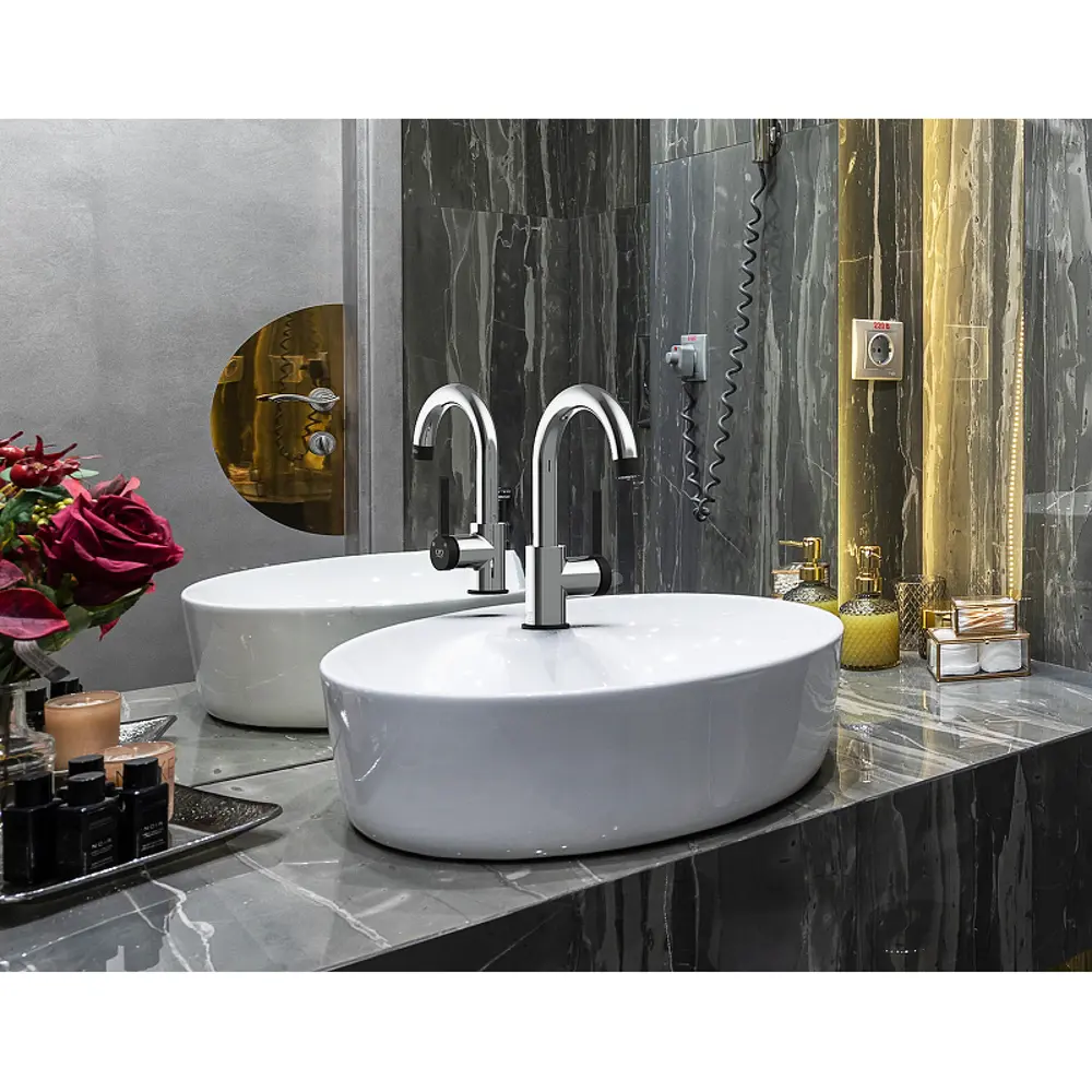 Фото 3 Смеситель для раковины Gildo Colored MTL165-K-S однорычажный цвет черный Фото 3 Смеситель для раковины Gildo Colored MTL165-K-S однорычажный цвет черный