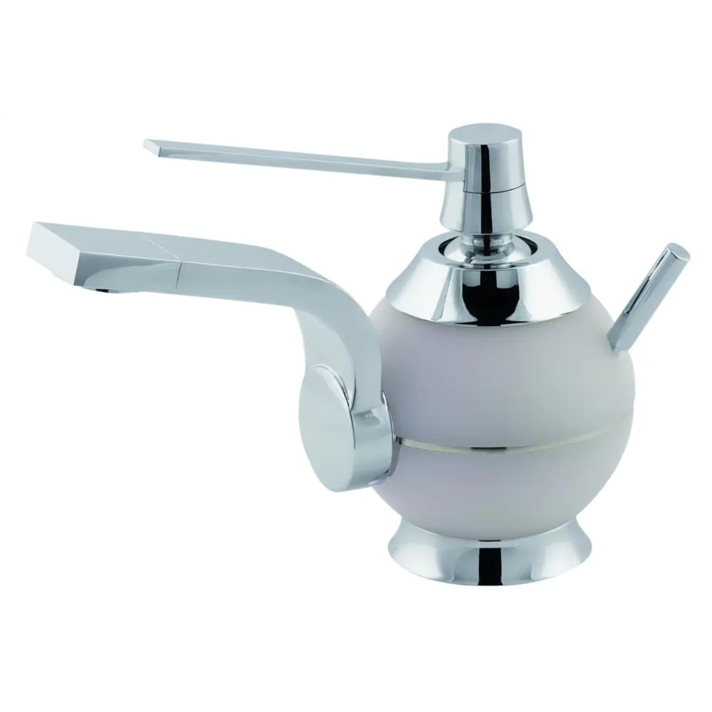 Фото Смеситель для раковины Mariner Perle 7250-202 однорычажный цвет белый