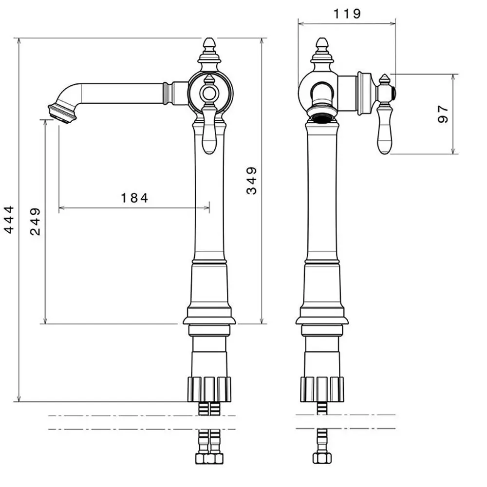 Фото 2 Смеситель для раковины Bizans 0230306 однорычажный цвет золото Фото 2 Смеситель для раковины Bizans 0230306 однорычажный цвет золото