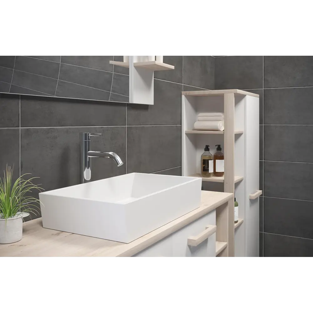 Фото 3 Смеситель для раковины Marino 0110304 однорычажный цвет хром Фото 3 Смеситель для раковины Marino 0110304 однорычажный цвет хром