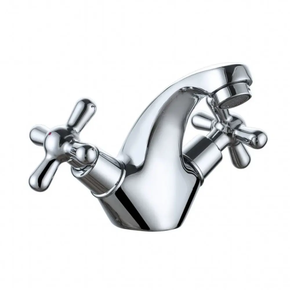 Фото Смеситель для раковины Gross Aqua 6090083С Retro двухвентильный Фото Смеситель для раковины Gross Aqua 6090083С Retro двухвентильный