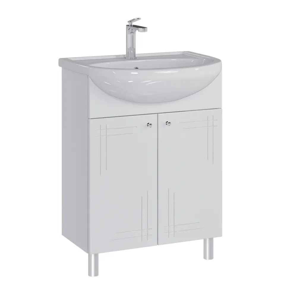 Фото 2 Тумба напольная Sanstar Июнь 336.1-1.4.1.КУЮТ 61.80см, с раковиной