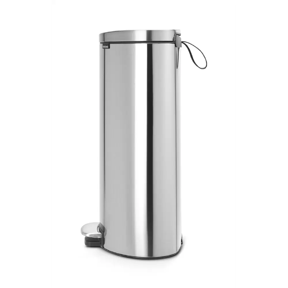 Фото 3 Ведро для мусора Brabantia FlatBack 482007 30л цвет сталь Фото 3 Ведро для мусора Brabantia FlatBack 482007 30л цвет сталь