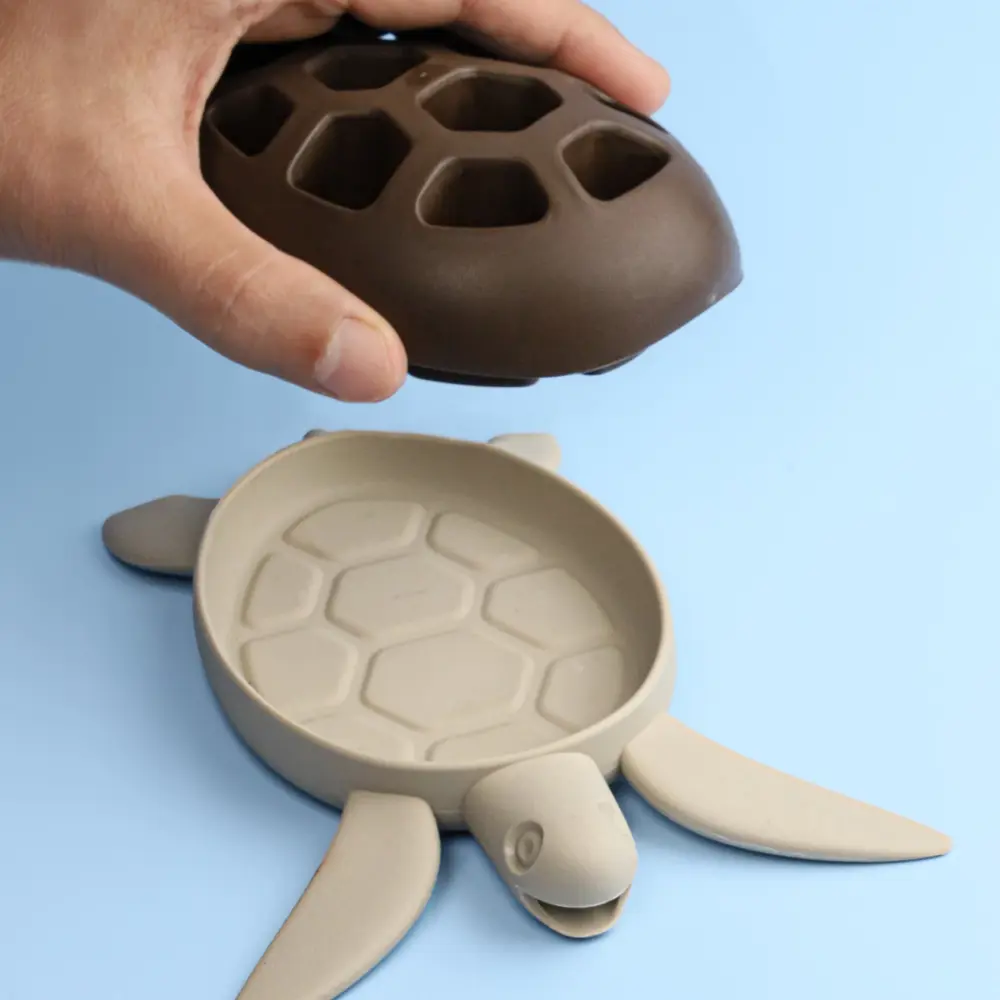 Фото 3 Стакан для зубных щеток Qualy QL10410-BN пластик цвет коричневый