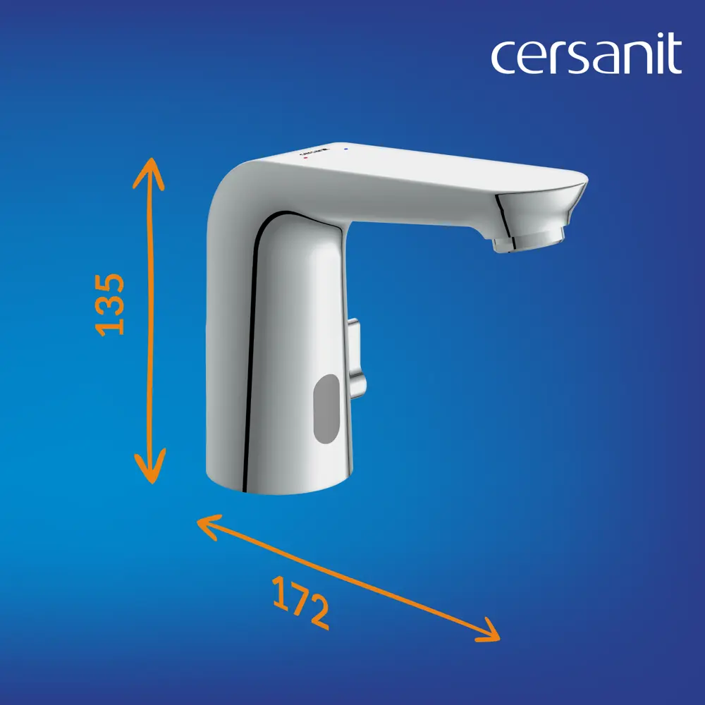 Фото 10 Смеситель для раковины Cersanit Sense сенсорный цвет хром Фото 10 Смеситель для раковины Cersanit Sense сенсорный цвет хром