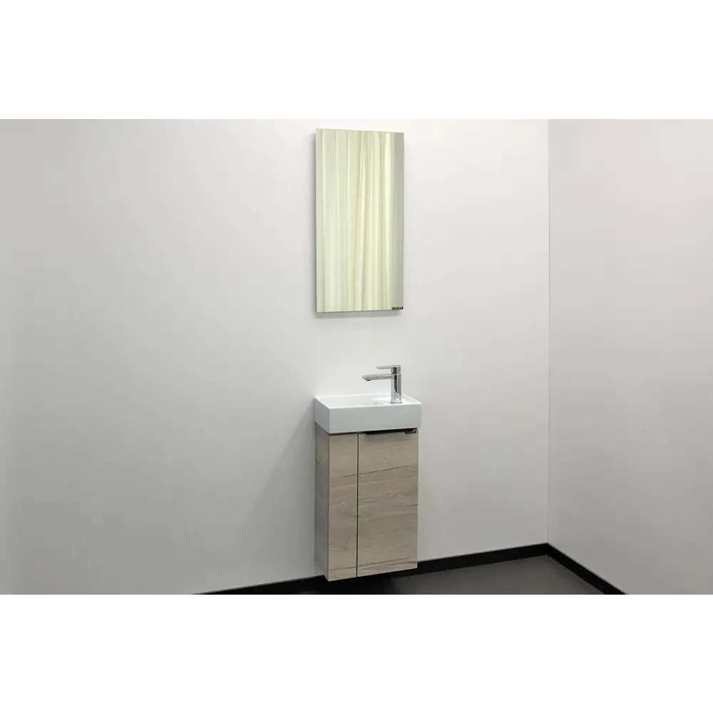 Фото 2 Тумба Comforty Асти-40 дуб дымчатый, с раковиной Фото 2 Тумба Comforty Асти-40 дуб дымчатый, с раковиной