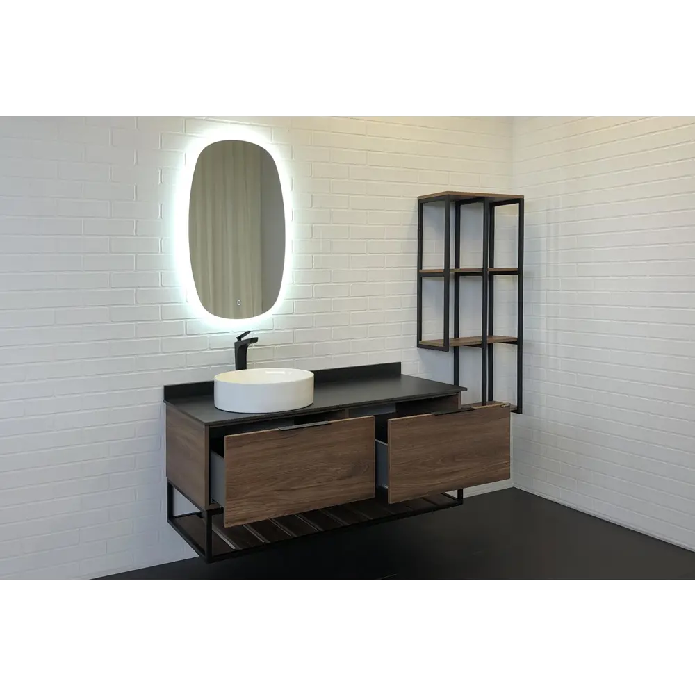Фото 4 Тумба Comforty Порто-120-1 дуб темно-коричневый, с раковиной Фото 4 Тумба Comforty Порто-120-1 дуб темно-коричневый, с раковиной