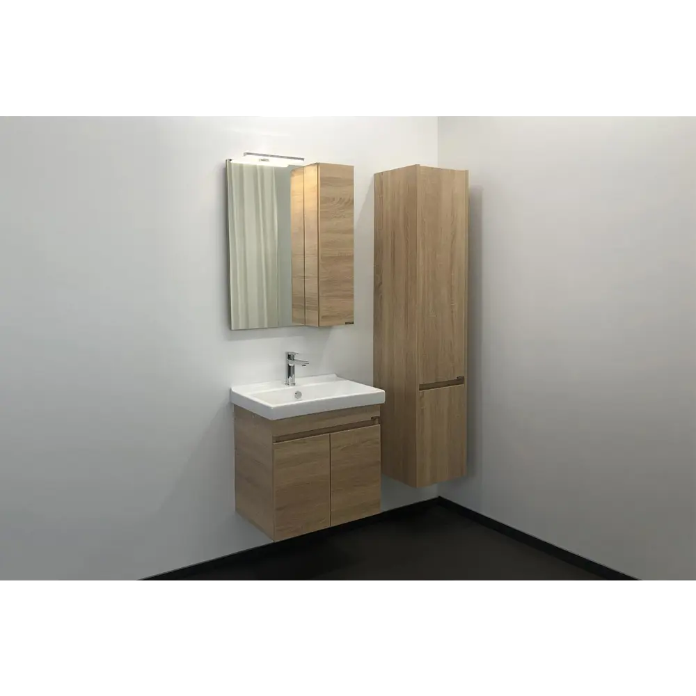 Фото 2 Шкаф-колонна Comforty Тромсе-35 дуб сонома Фото 2 Шкаф-колонна Comforty Тромсе-35 дуб сонома
