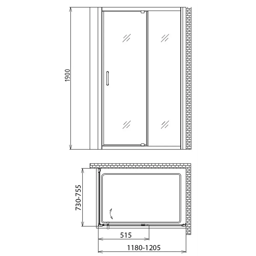 Фото 4 Душевой уголок Gemy Sunny Bay S28191B-A75 75x120см Фото 4 Душевой уголок Gemy Sunny Bay S28191B-A75 75x120см
