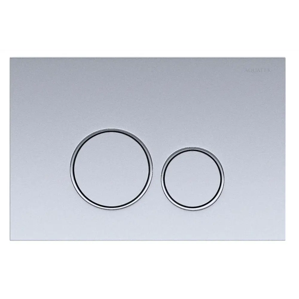 Фото Панель смыва Aquatek KDI-0000019 хром матовая Фото Панель смыва Aquatek KDI-0000019 хром матовая