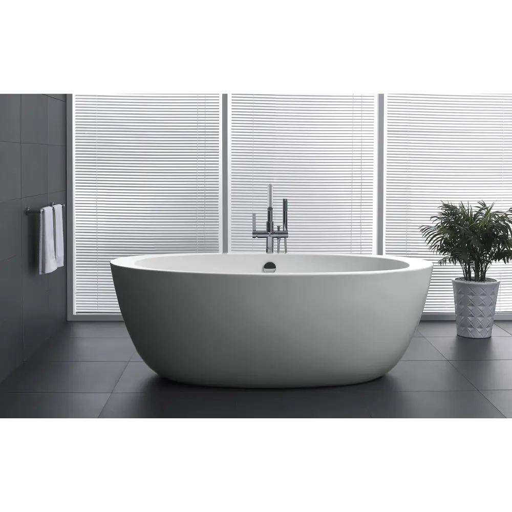 Фото 2 Отдельностоящая ванна Belbagno BB67-1700 акрил 170x90см Фото 2 Отдельностоящая ванна Belbagno BB67-1700 акрил 170x90см