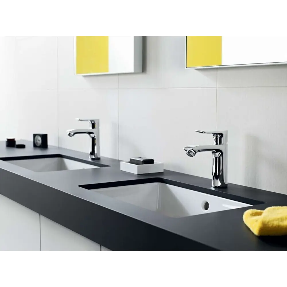 Фото 2 Смеситель для раковины Hansgrohe Metris 31088000 однорычажный цвет хром Фото 2 Смеситель для раковины Hansgrohe Metris 31088000 однорычажный цвет хром