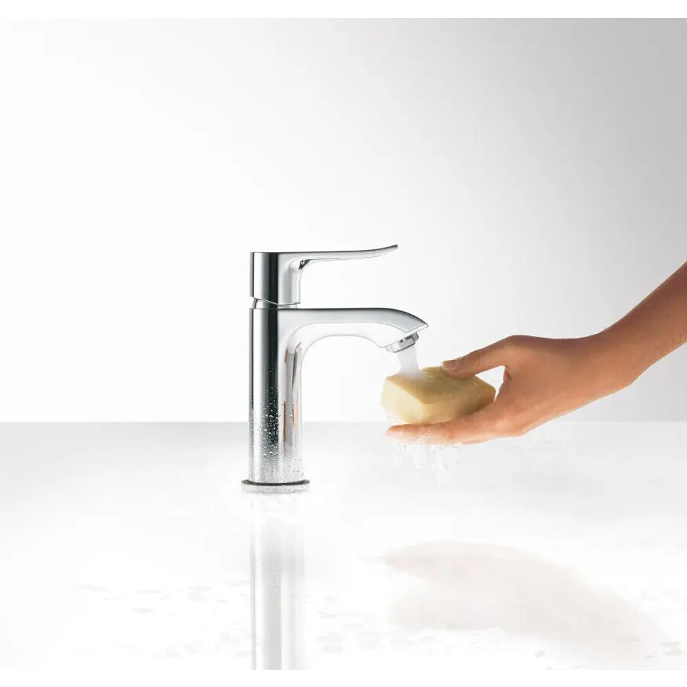 Фото 3 Смеситель для раковины Hansgrohe Metris 31088000 однорычажный цвет хром Фото 3 Смеситель для раковины Hansgrohe Metris 31088000 однорычажный цвет хром