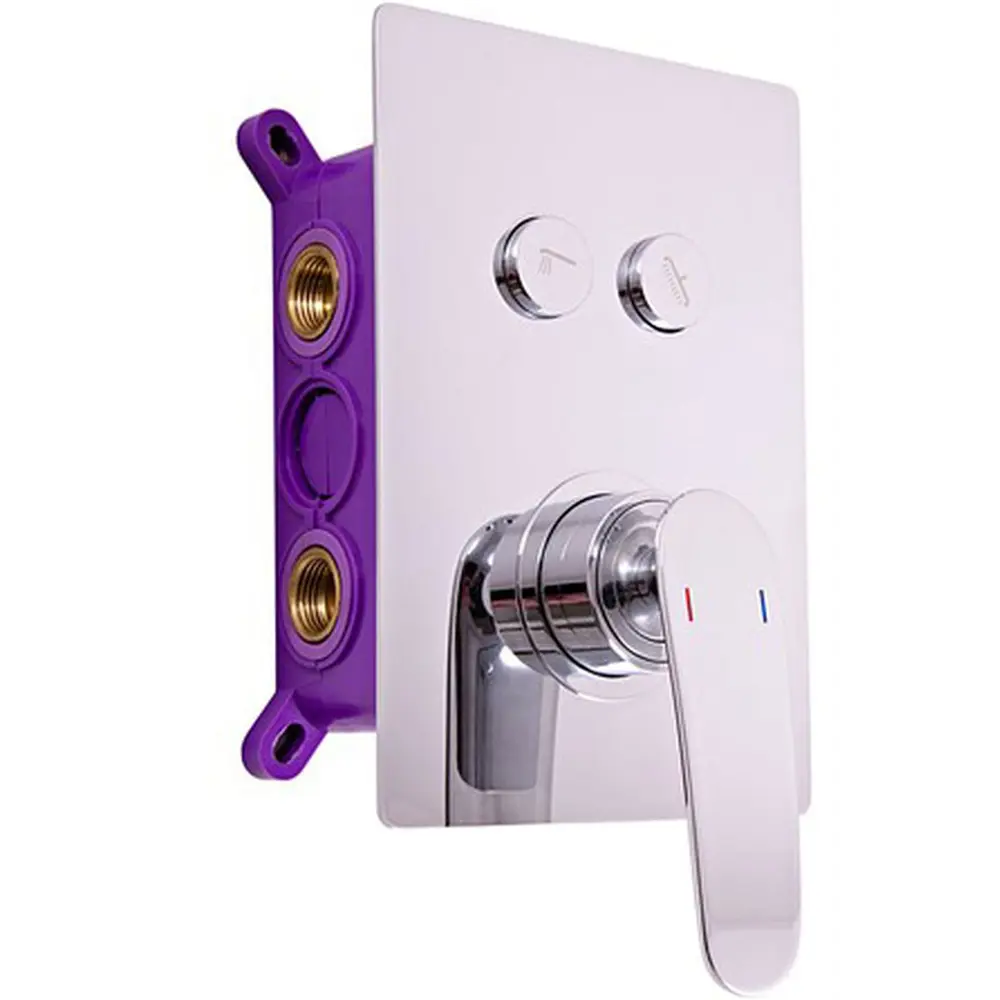 Фото Смеситель для душа RAVSLEZAK Tigris TG186BOX однорычажный цвет хром