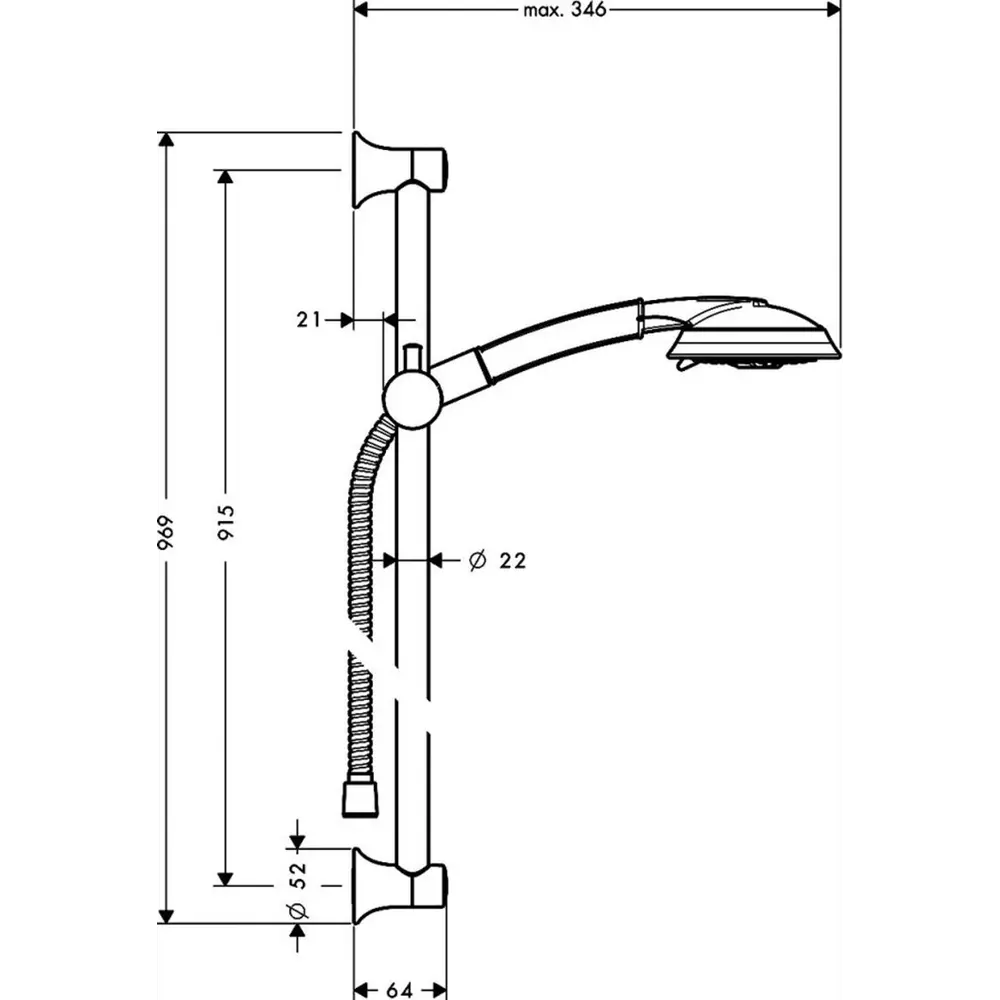 Фото 3 Душевая стойка Hansgrohe Raindance Classic 100 AIR 3 jet 27841000 1 режим цвет хром Фото 3 Душевая стойка Hansgrohe Raindance Classic 100 AIR 3 jet 27841000 1 режим цвет хром