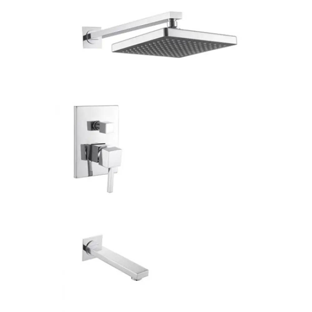 Фото Душевая стойка Kaiser Quadris 25270 1 режим цвет хром