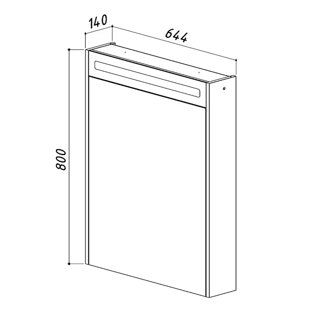 Фото 2 Зеркало со встроенным освещением Belux Нёман ВШ 65(164) 64см Фото 2 Зеркало со встроенным освещением Belux Нёман ВШ 65(164) 64см
