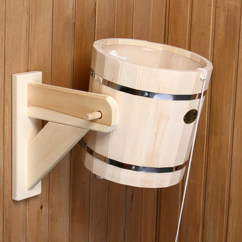 Фото Обливное устройство из липы 13л пластиковая вставка Добропаровъ