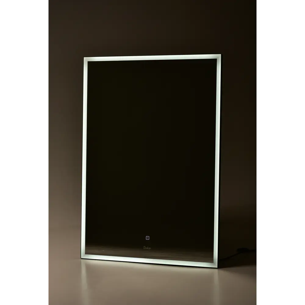 Фото 7 Зеркало для ванной Sintesi SIN-SPEC-KANTO-black-70 с подсветкой 70x100см