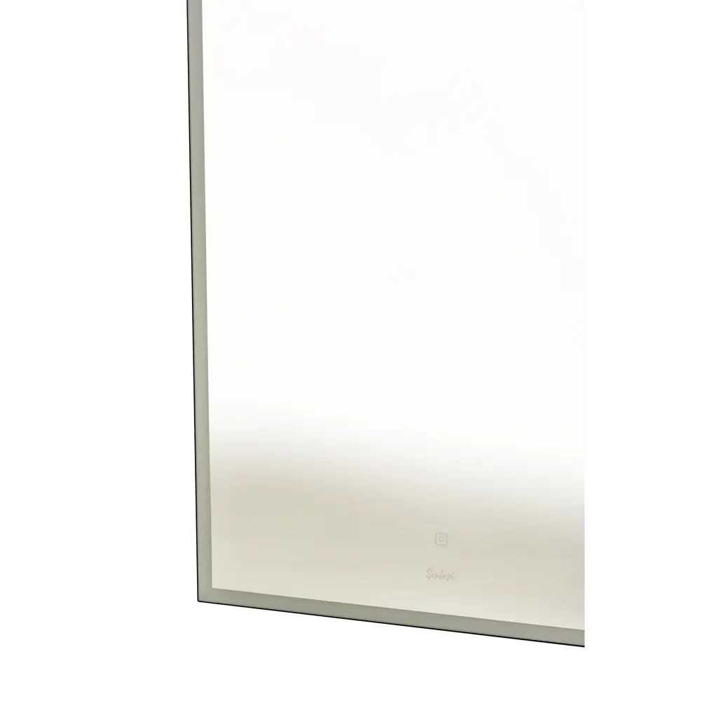 Фото 2 Зеркало для ванной Sintesi SIN-SPEC-KANTO-black-70 с подсветкой 70x100см